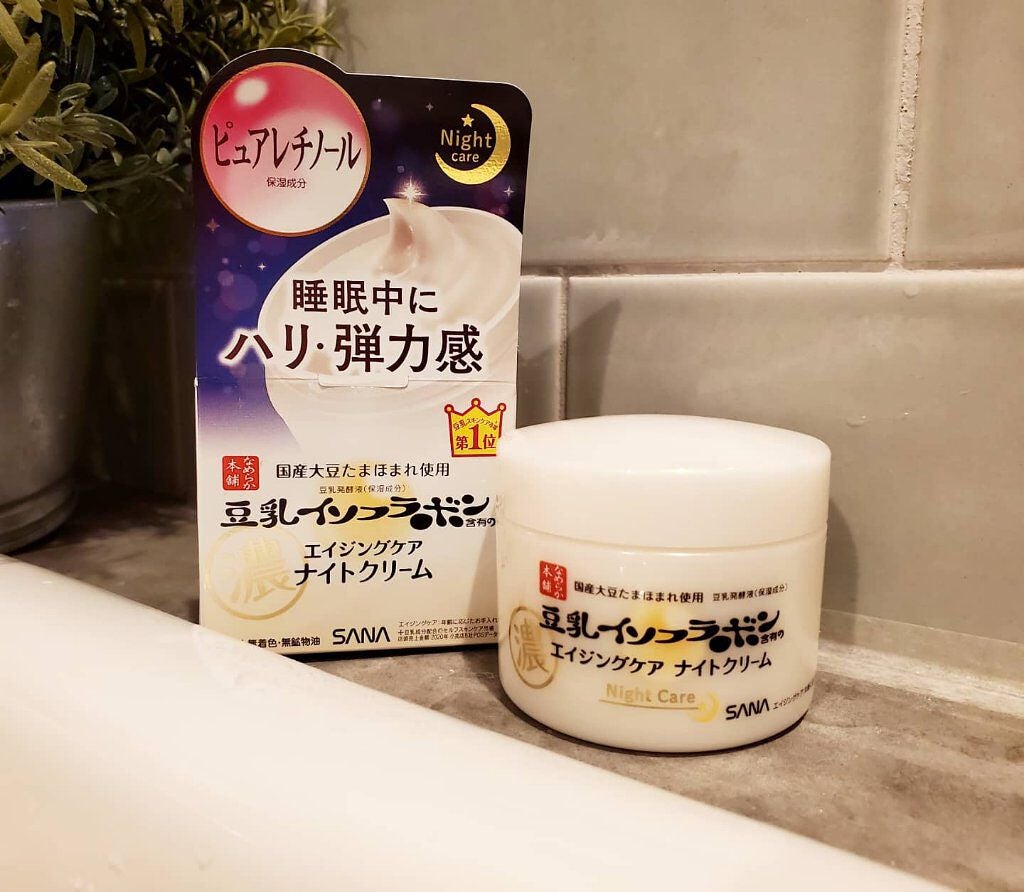 リンクルナイトクリーム/なめらか本舗/フェイスクリームを使ったクチコミ(1枚目)