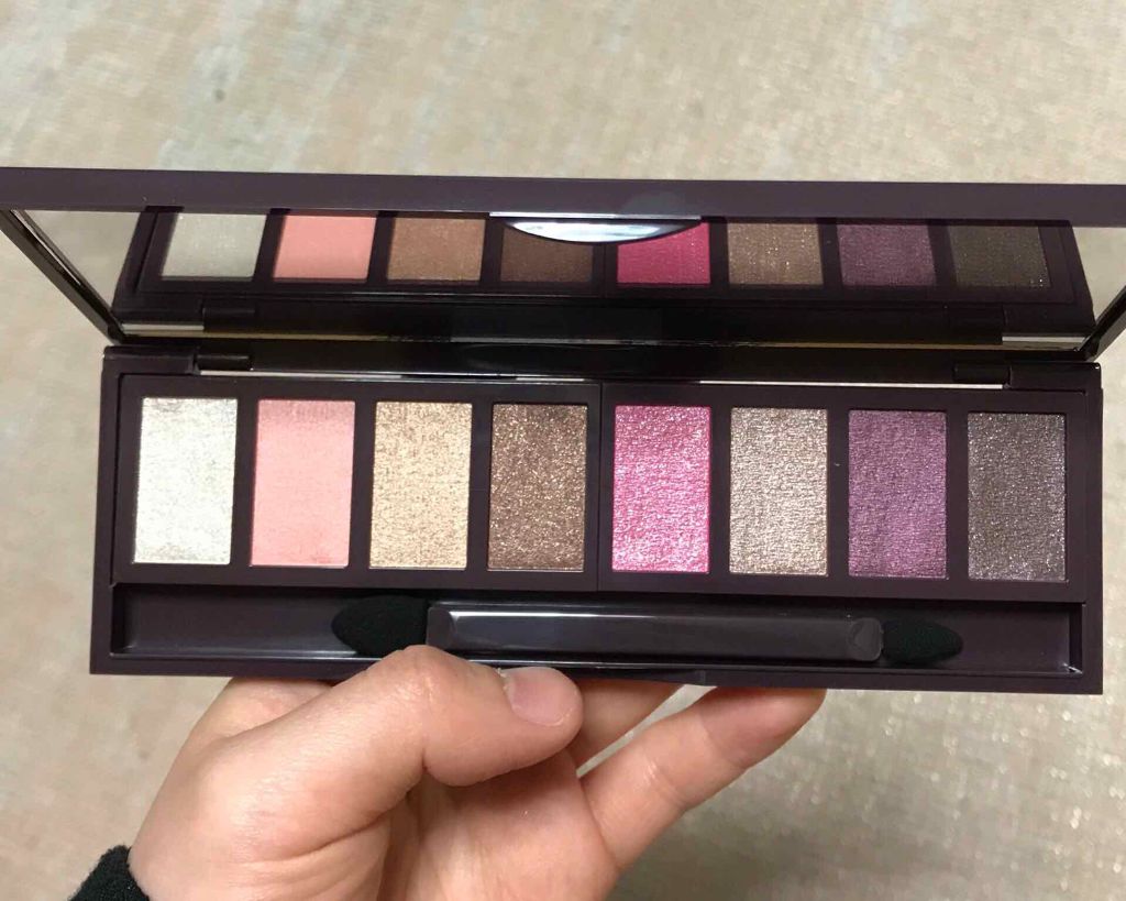 グラマラスリッチ アイパレット (クリスマスコフレ 2018)/Visée/メイクアップキットを使ったクチコミ（2枚目）