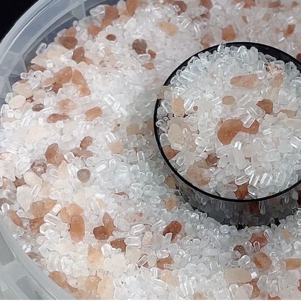 Epsom & Pink Himalayan Bath Salt/Natures Delight/無機塩系入浴剤を使ったクチコミ（3枚目）