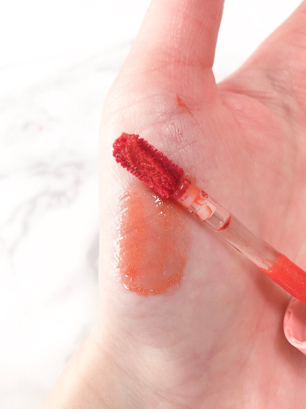 アピュー ジューシーパン スパークリングティント/A’pieu/口紅を使ったクチコミ(2枚目)