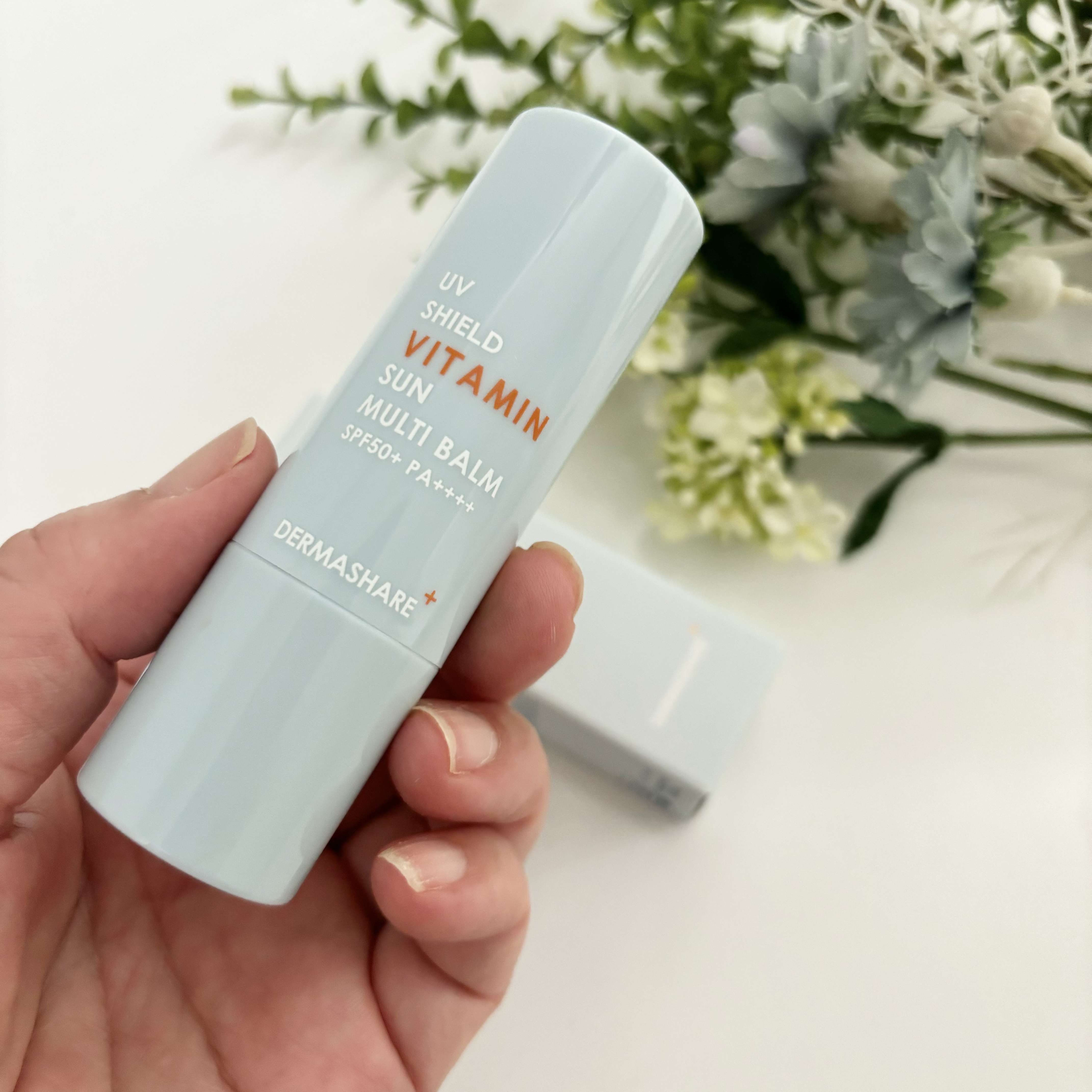 UVシールドビタミンサンマルチバーム/DERMASHARE/日焼け止めクリームを使ったクチコミ（2枚目）