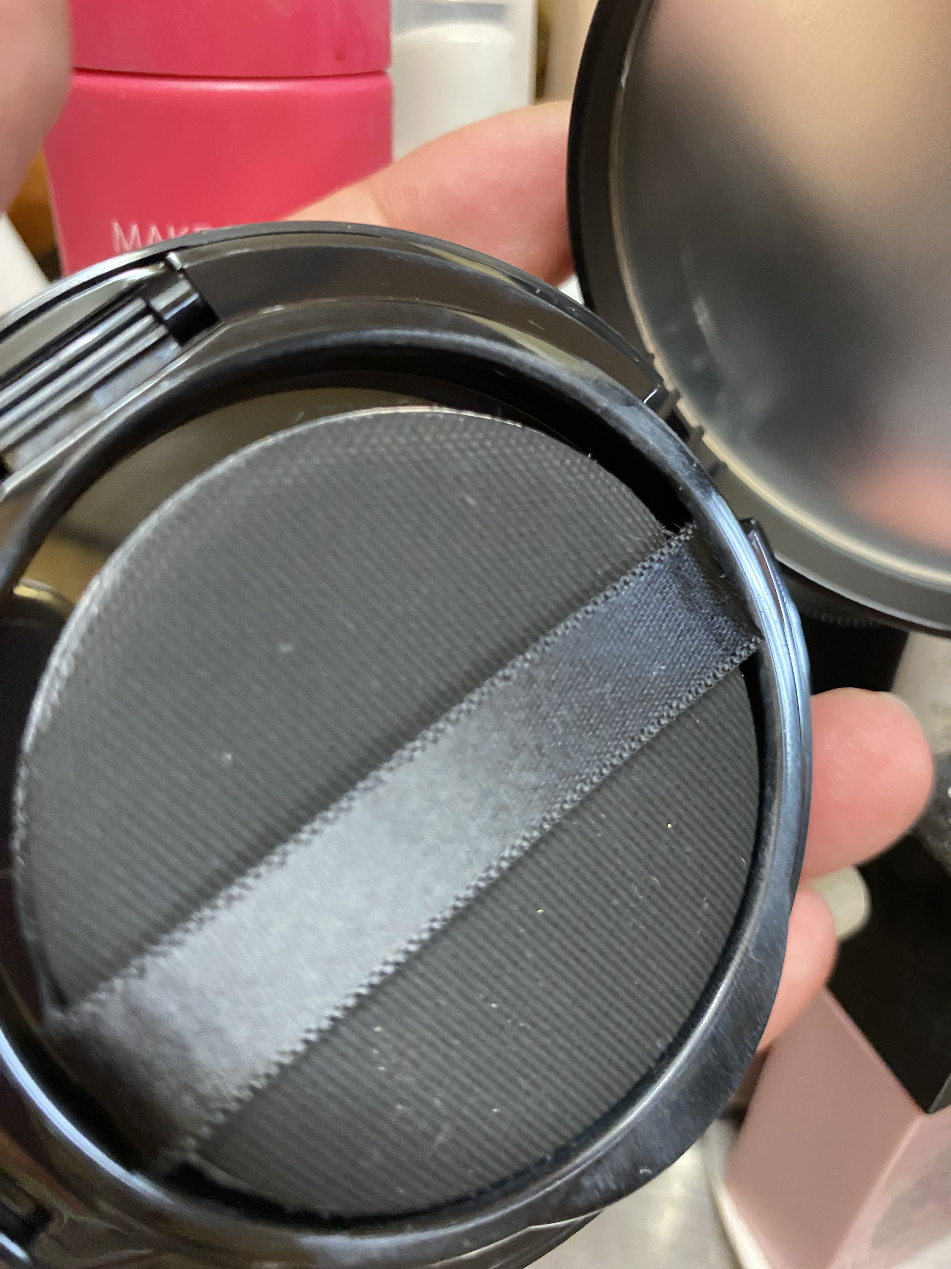 ケイト カラー＆カバークッション 01 フェアピンク(レフィル)/KATE/クッションファンデーションを使ったクチコミ（2枚目）