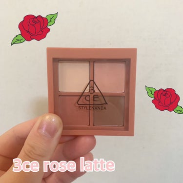 3CE MINI MULTI EYE COLOR PALETTE #ROSE LATTE/3CE/アイシャドウパレットを使ったクチコミ（1枚目）