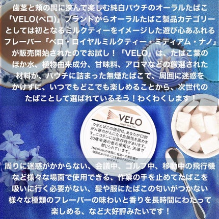 ベロ・ロイヤルミルクティー・ミディアム・ナノ/VELO/その他オーラルケアを使ったクチコミ(2枚目)