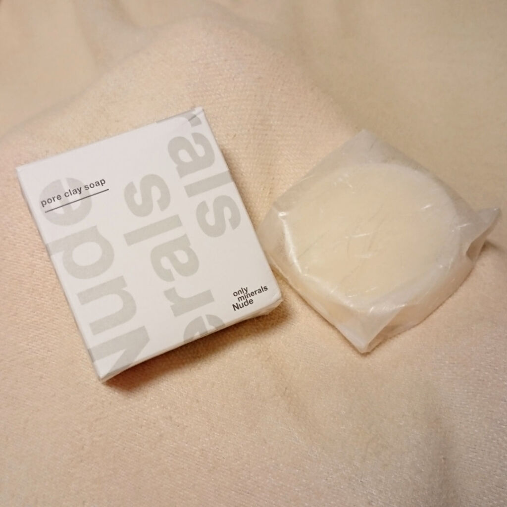 Nude ポアクレイソープ/ONLY MINERALS/洗顔石鹸を使ったクチコミ（1枚目）