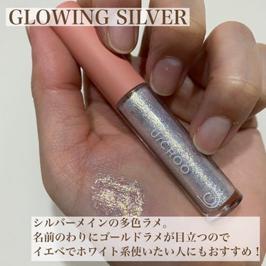 WOW EYE GLITTER/U/CHOO/リキッドアイシャドウを使ったクチコミ（4枚目）