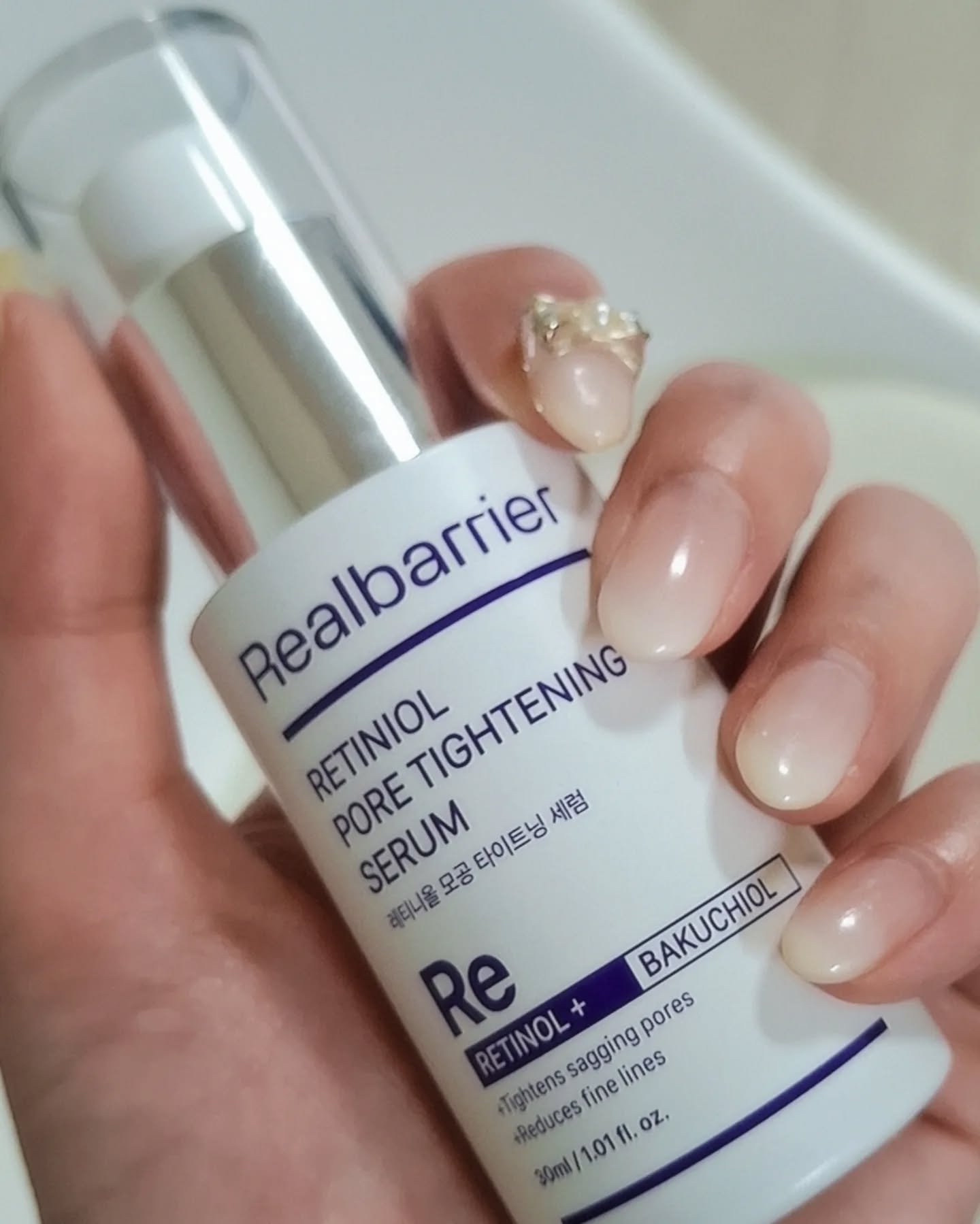 レチ二オールポアタイトニングセラム/Real Barrier/美容液を使ったクチコミ（2枚目）