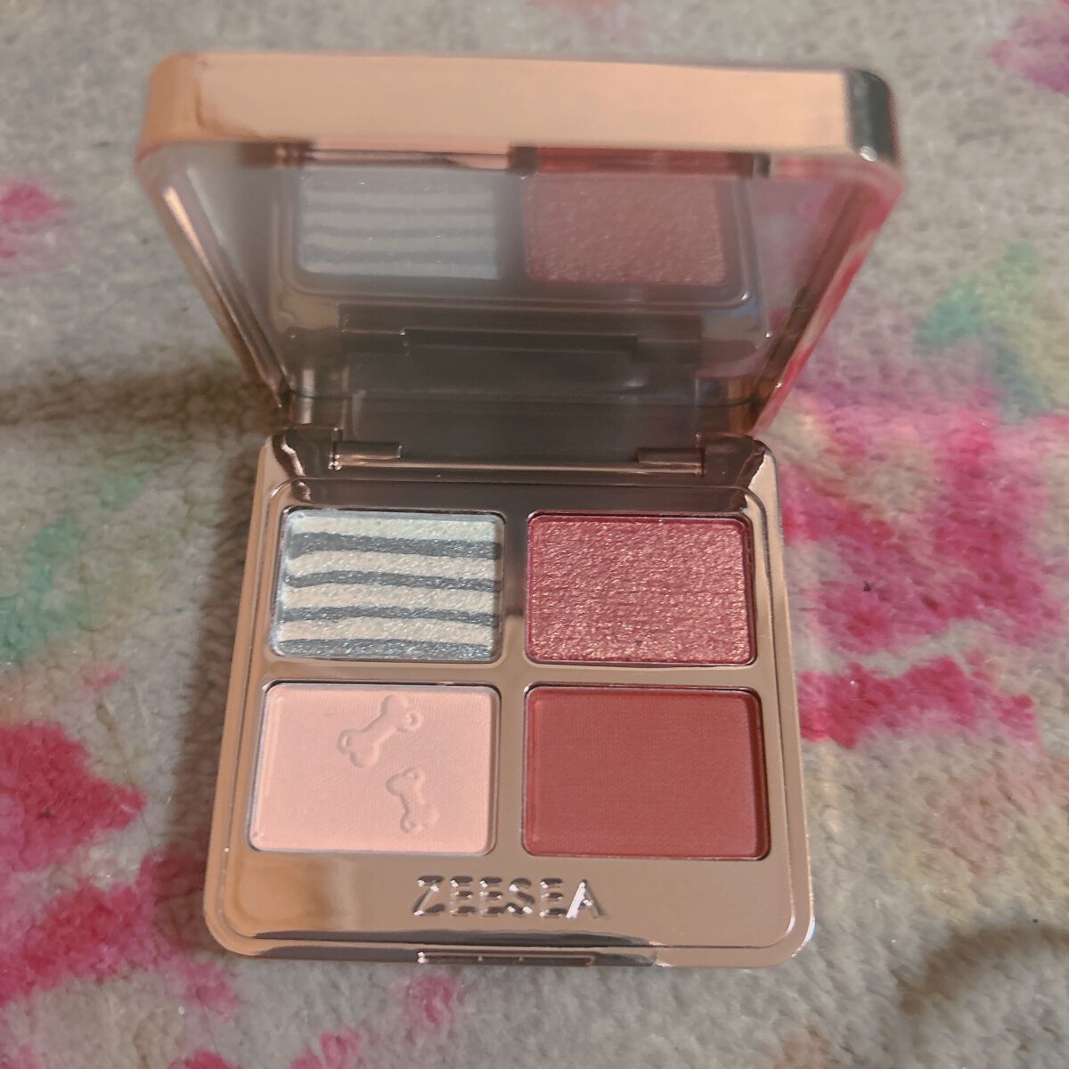 アニマルアイシャドウ(4シェード)/ZEESEA/アイシャドウパレットを使ったクチコミ（3枚目）