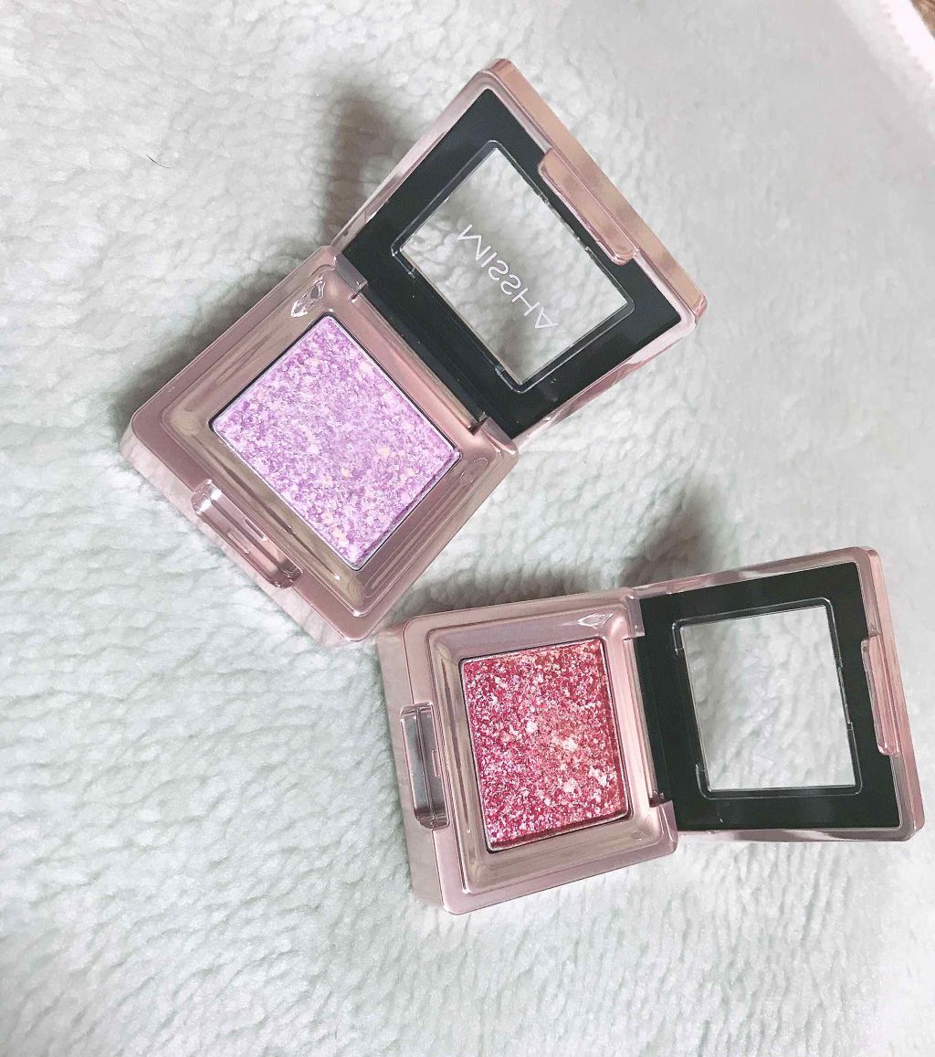 グリッタープリズム シャドウ/MISSHA/グリッターを使ったクチコミ(2枚目)