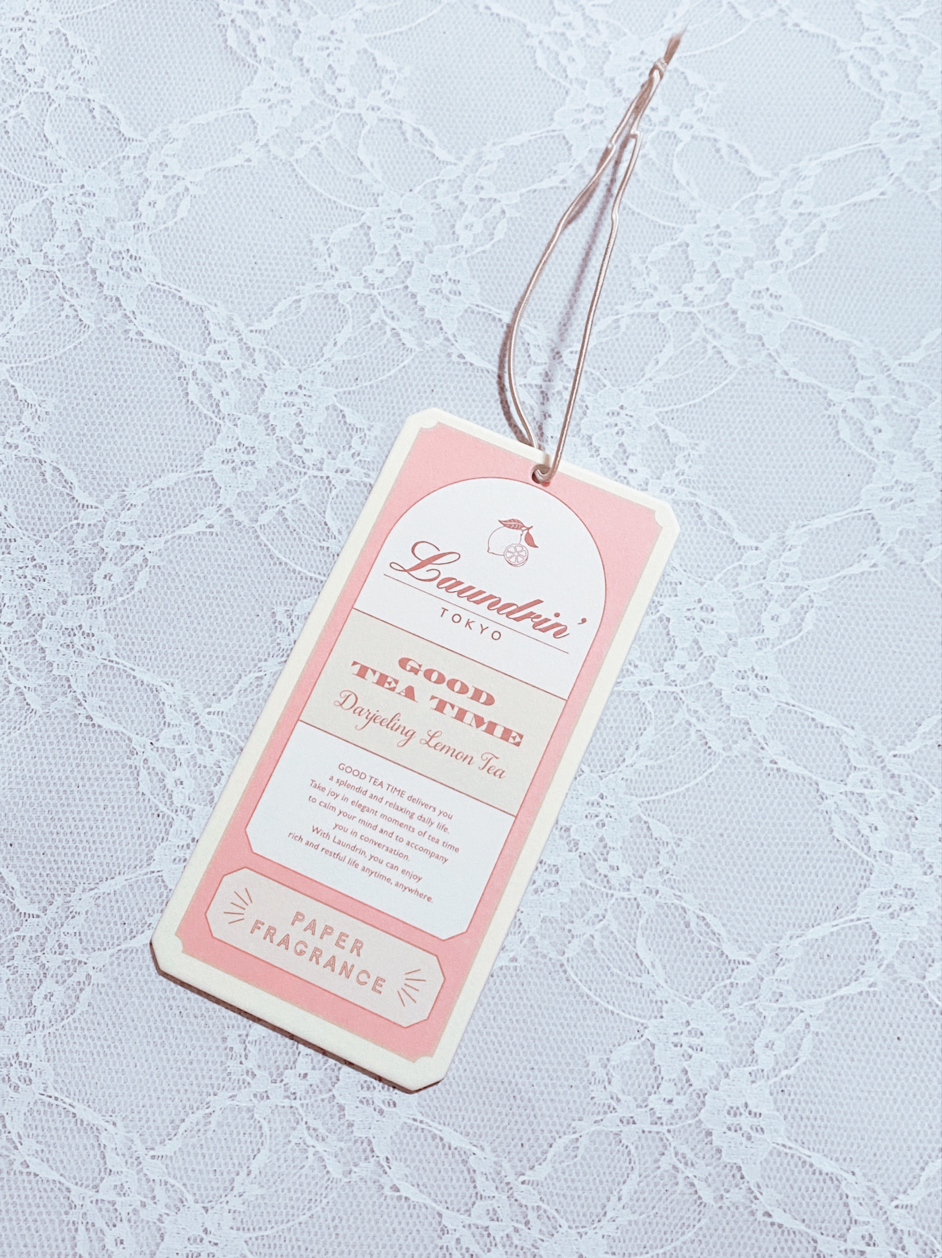 ペーパーフレグランス ダージリンレモンティーの香り/ランドリン/その他を使ったクチコミ（2枚目）