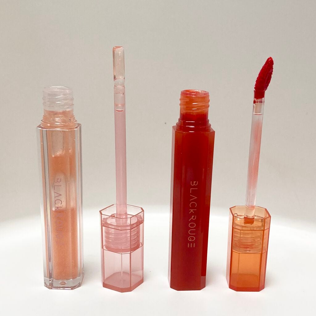 HALF&HALF WATER TINT /BLACK ROUGE/リップグロスを使ったクチコミ(8枚目)