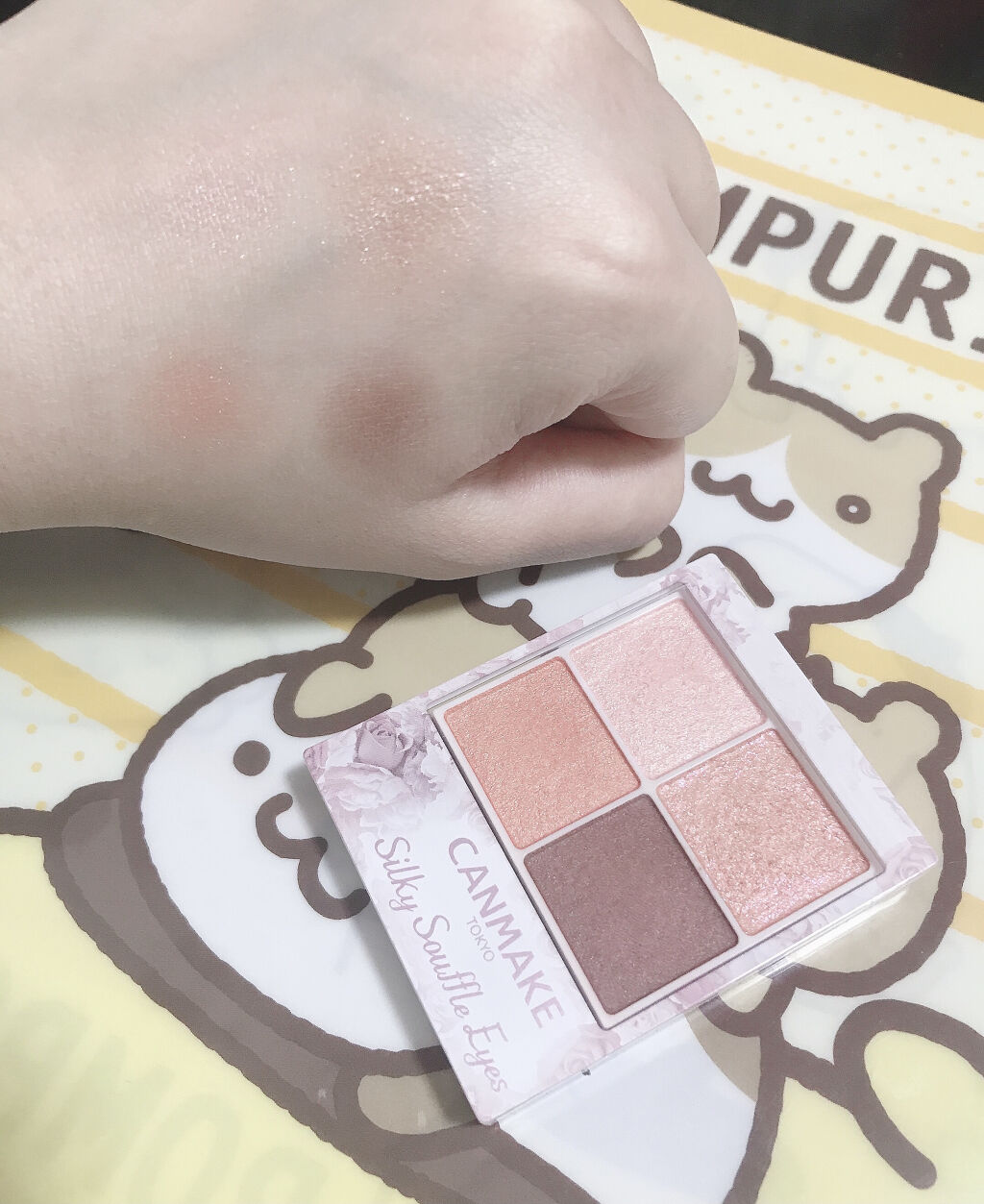 シルキースフレアイズ/キャンメイク/アイシャドウパレットを使ったクチコミ（2枚目）