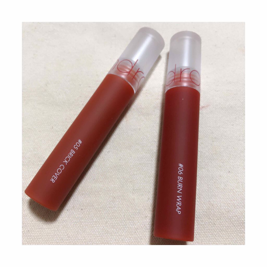 ジューシーラスティングティント/rom&nd/リップティントを使ったクチコミ（2枚目）