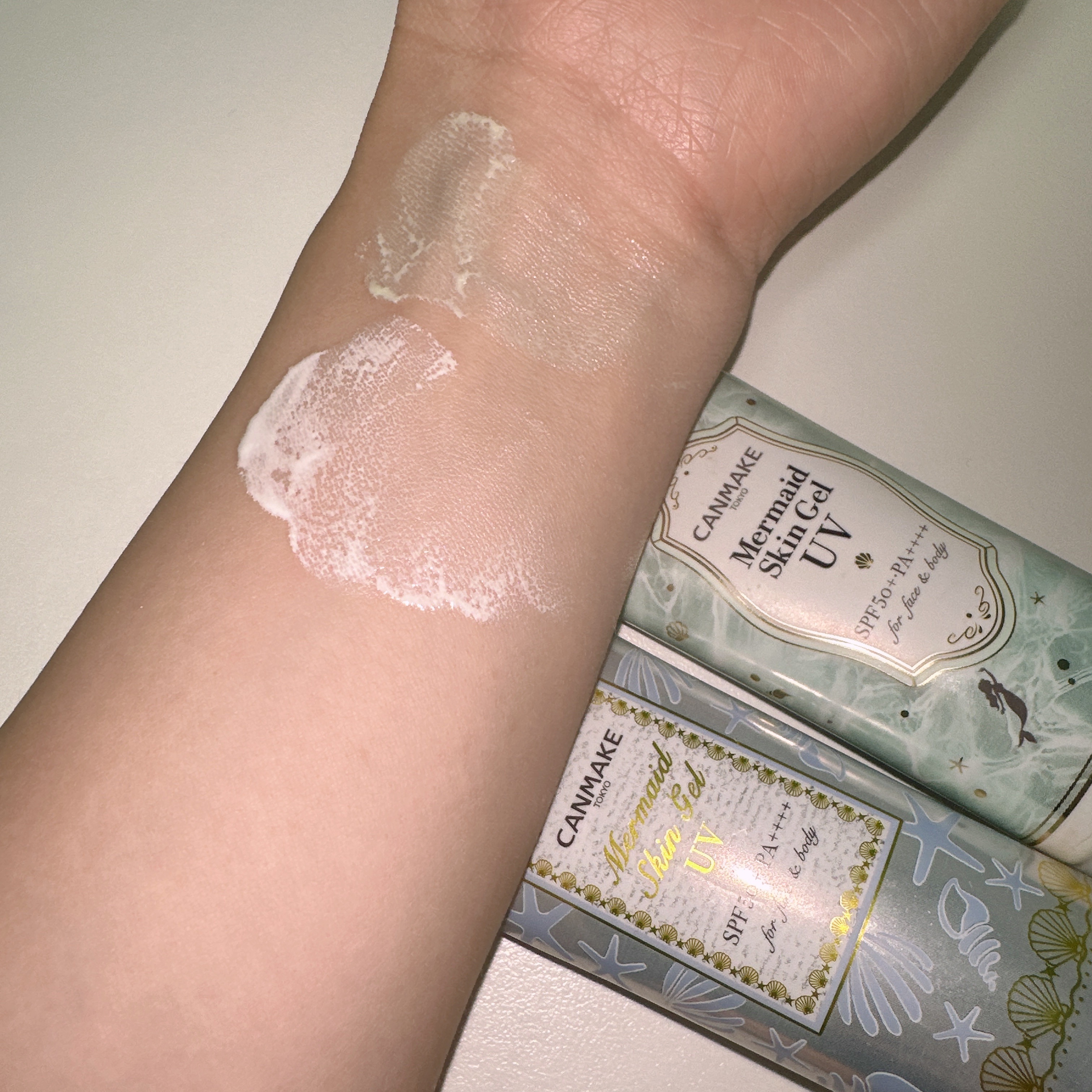 マーメイドスキンジェルUV/キャンメイク/日焼け止めジェルを使ったクチコミ（3枚目）