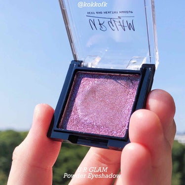 UR GLAM　POWDER EYESHADOW オーロラピンク/U R GLAM/シングルアイシャドウを使ったクチコミ（3枚目）