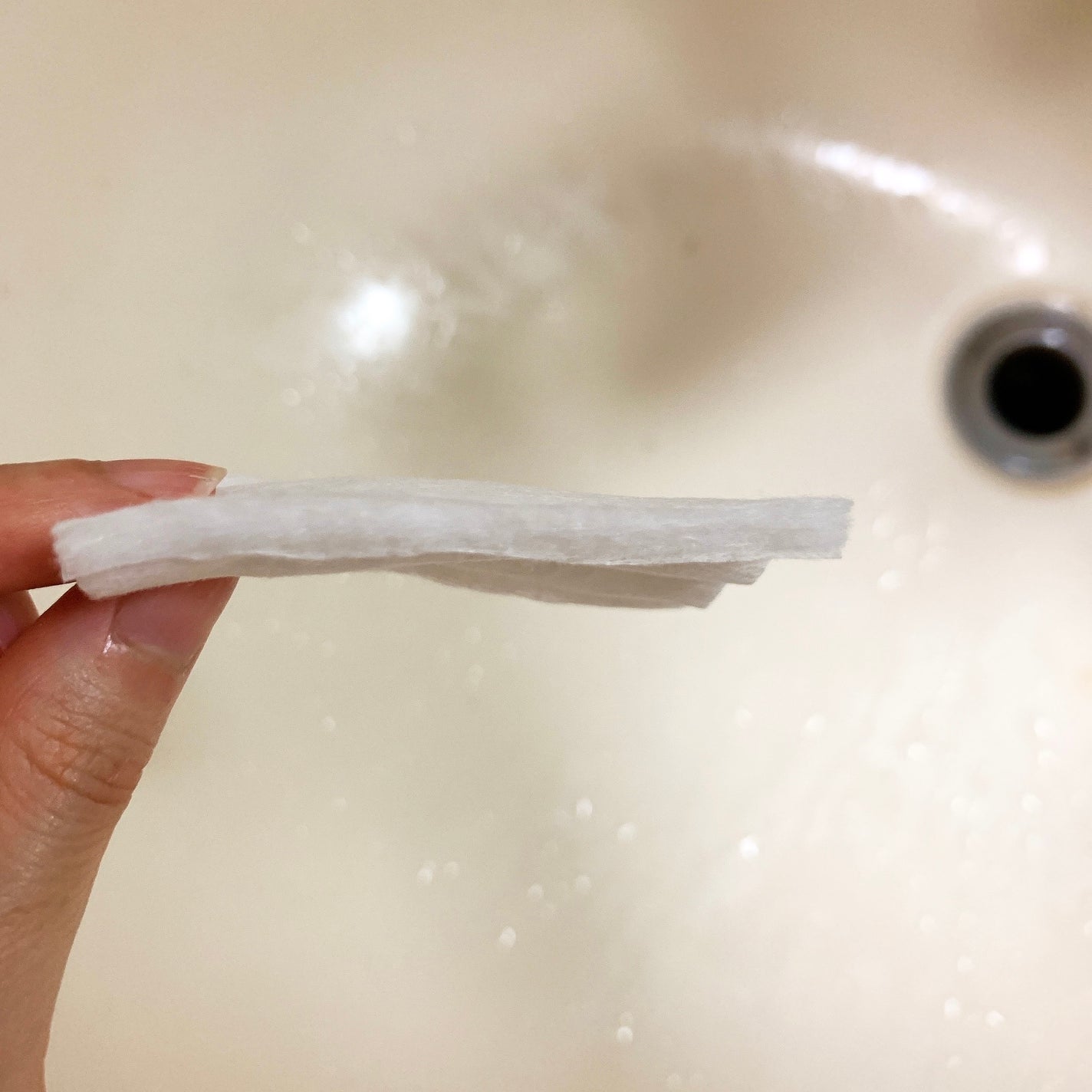 コットンパフ/無印良品/コットンを使ったクチコミ(1枚目)