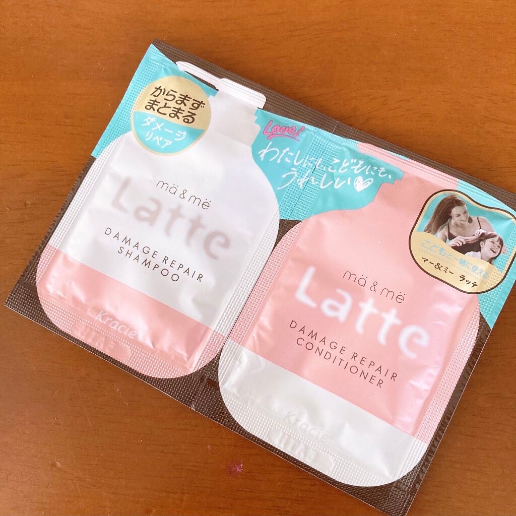 マー&ミー ダメージリペア シャンプー/コンディショナー/マー&ミー ラッテ/市販シャンプーを使ったクチコミ(1枚目)