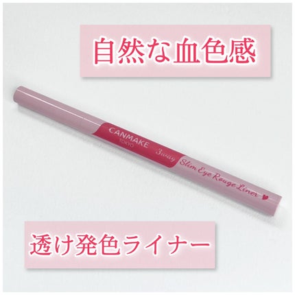 3wayスリムアイルージュライナー/キャンメイク/リキッドアイライナーを使ったクチコミ(1枚目)