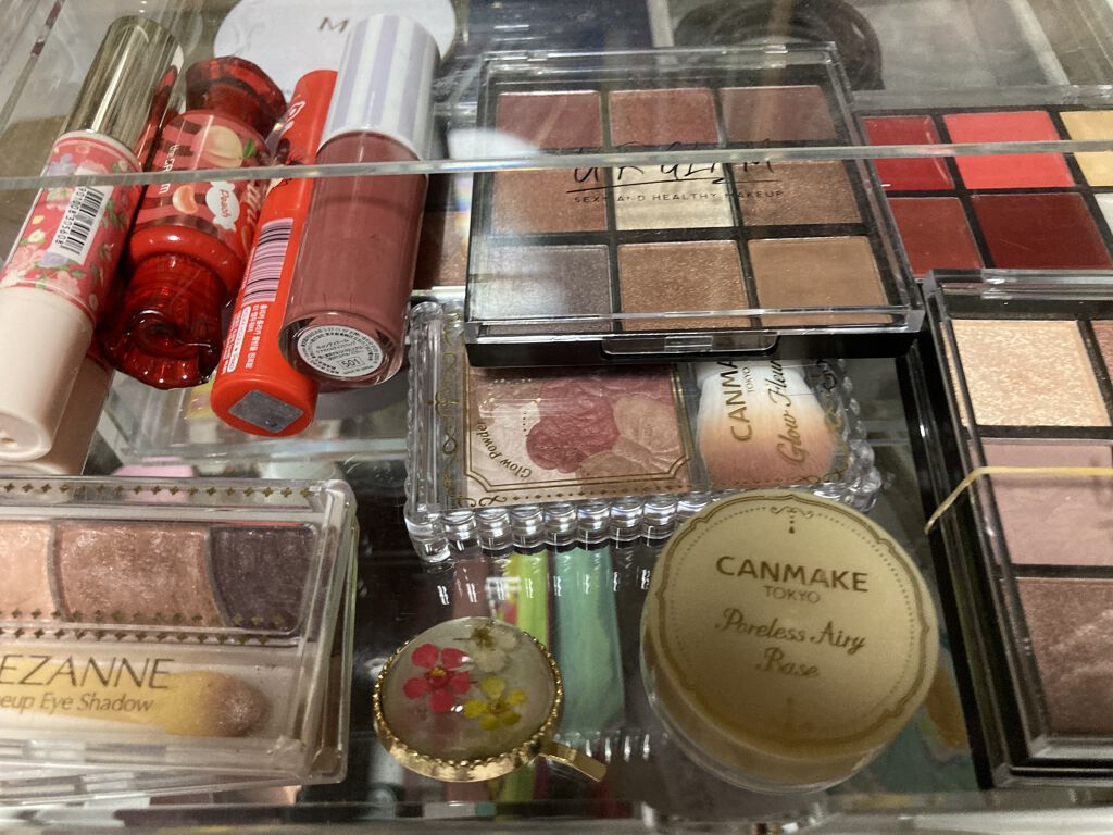 重なるアクリルケース２段引出・大/無印良品/その他化粧小物を使ったクチコミ（2枚目）