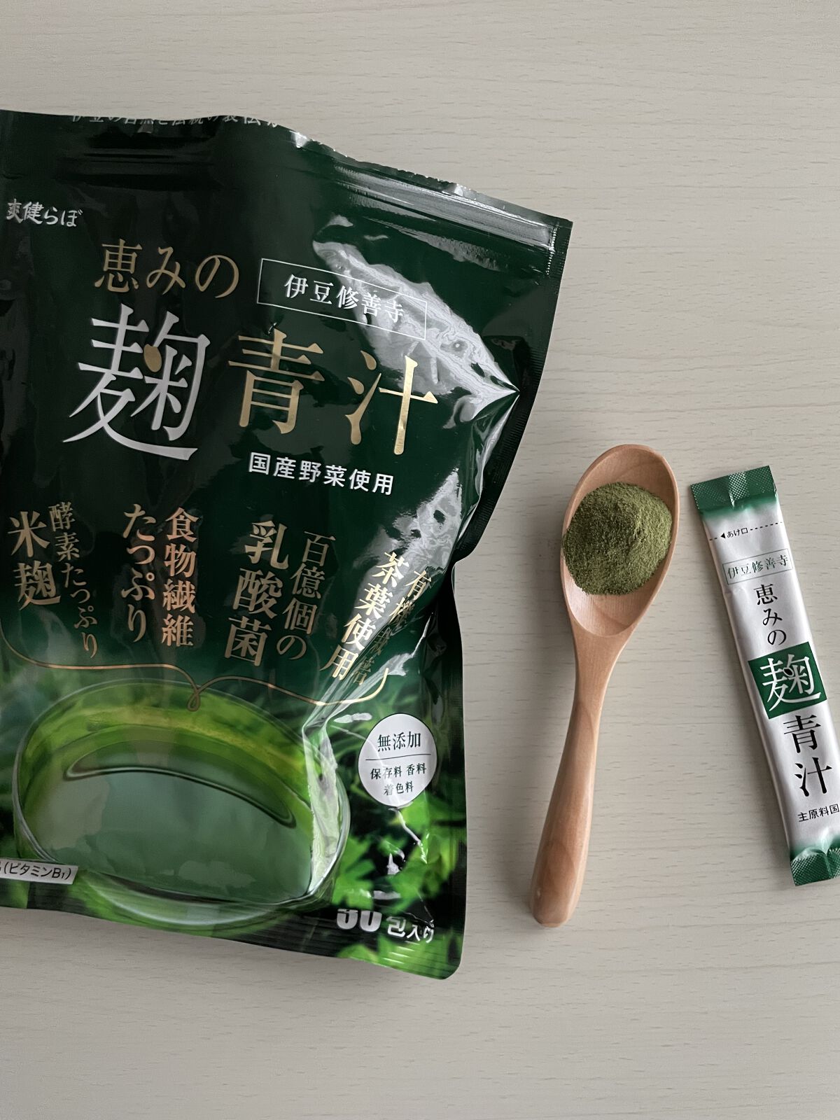 恵みの麹青汁/爽健らぼ/青汁を使ったクチコミ（1枚目）