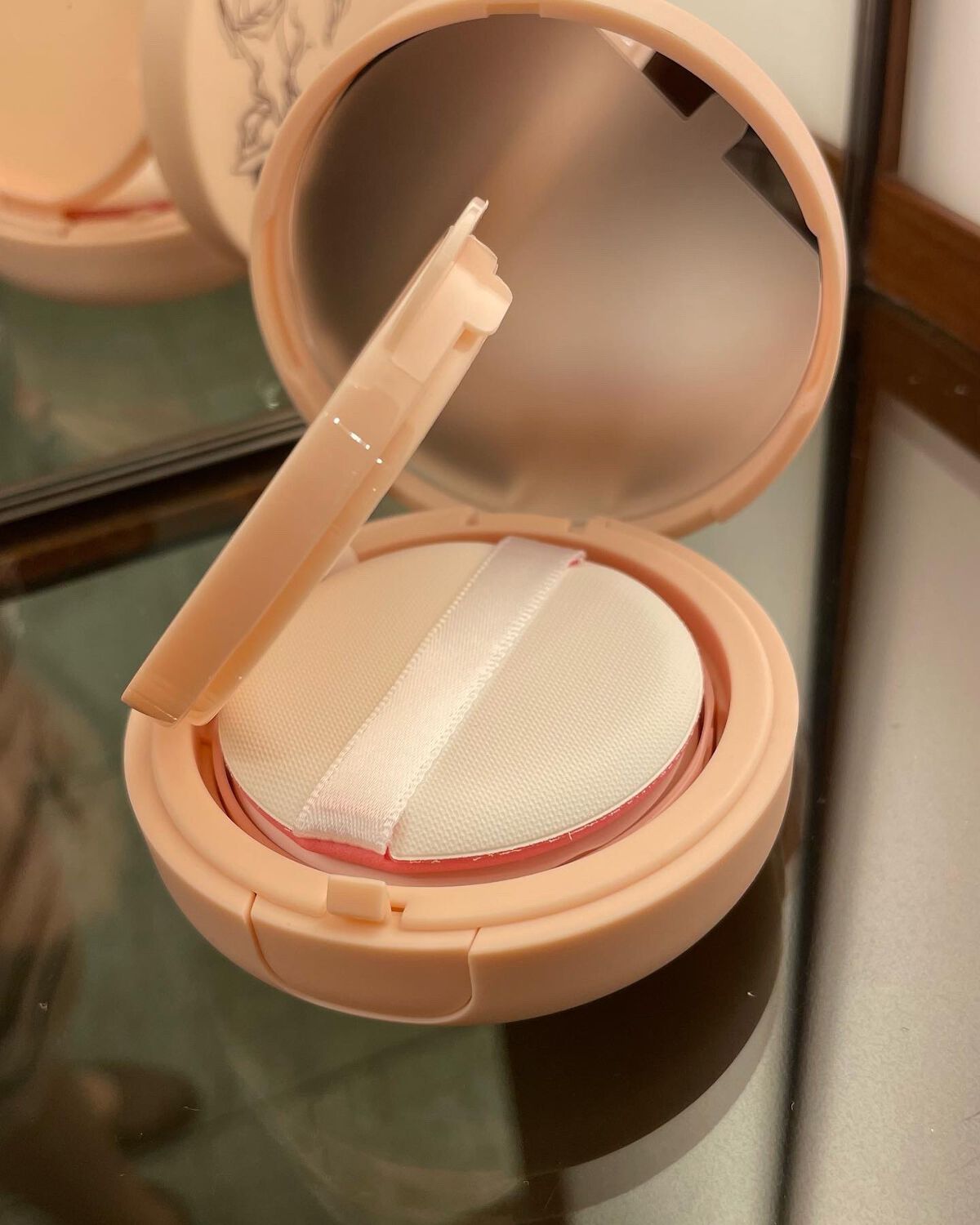 マット クッションファンデーション 01ライト/Kirei&co./クッションファンデーションを使ったクチコミ（3枚目）