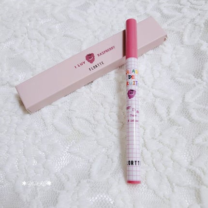 サラダdeフルーツカラーリキッドアイライナーWP 08ラズベリー/FLORTTE/リキッドアイライナーを使ったクチコミ(1枚目)