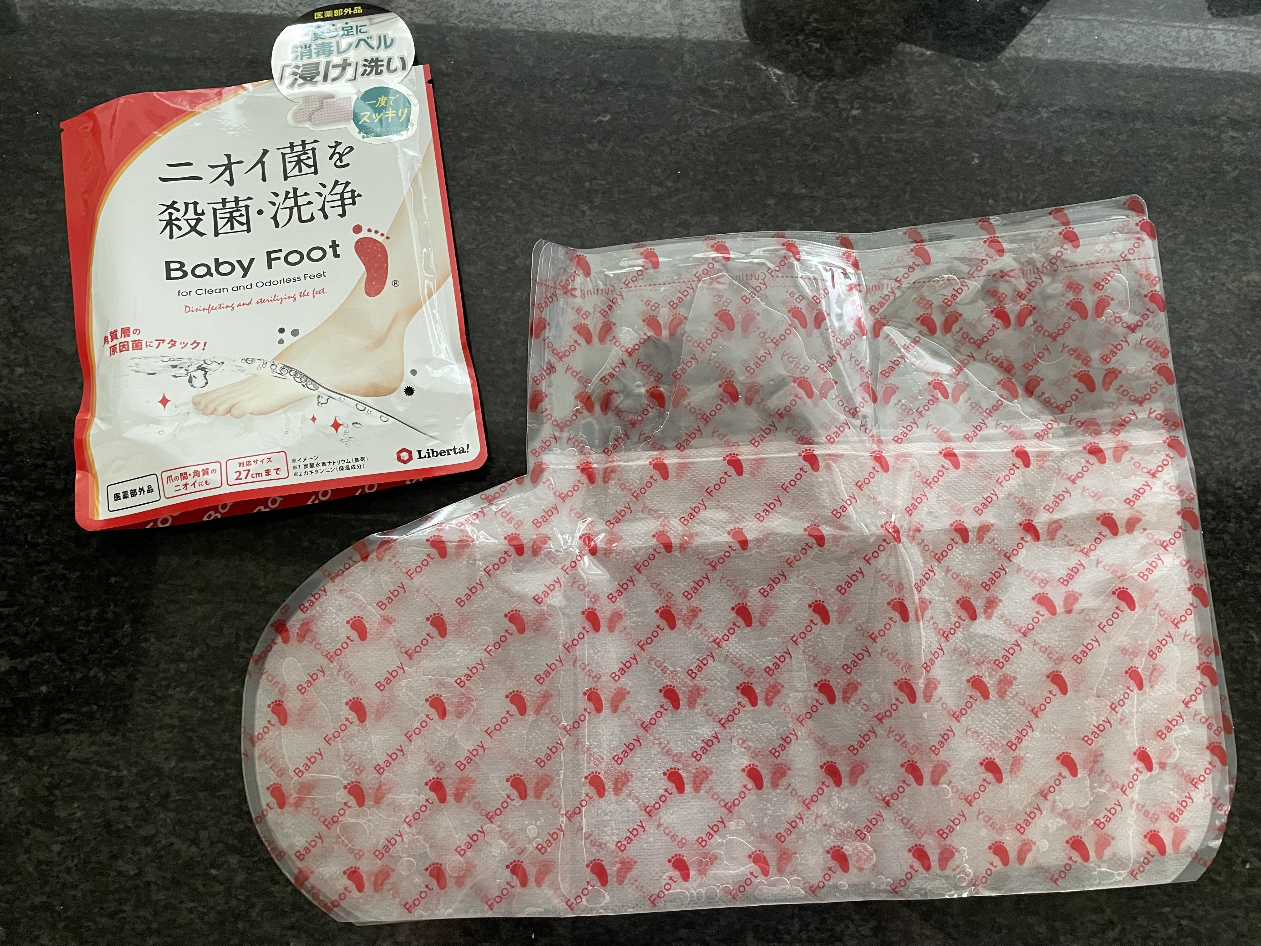 ベビーフット 重曹殺菌消毒洗浄剤/ベビーフット/レッグ・フットケアを使ったクチコミ（2枚目）