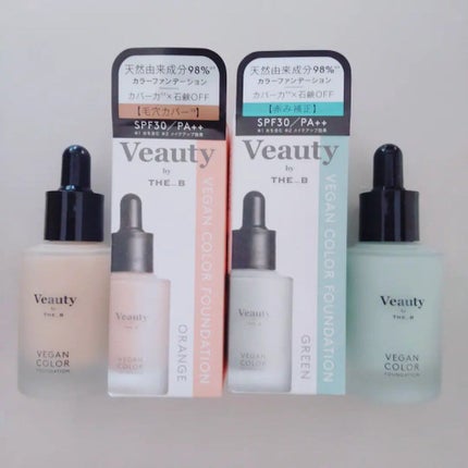 ヴィーガン カラーファンデーション/Veauty by THE_B/リキッドファンデーションを使ったクチコミ(2枚目)