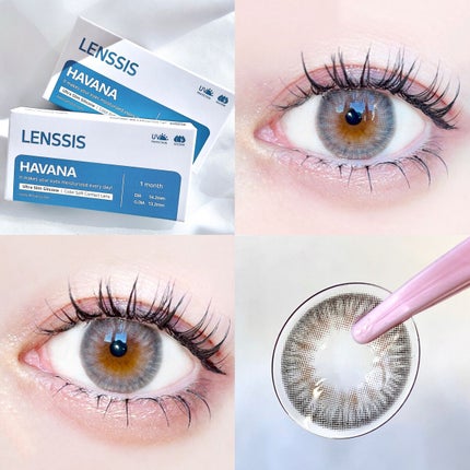 ハバナシリーズ ハバナクールグレー/LENSSIS/カラーコンタクトレンズの画像