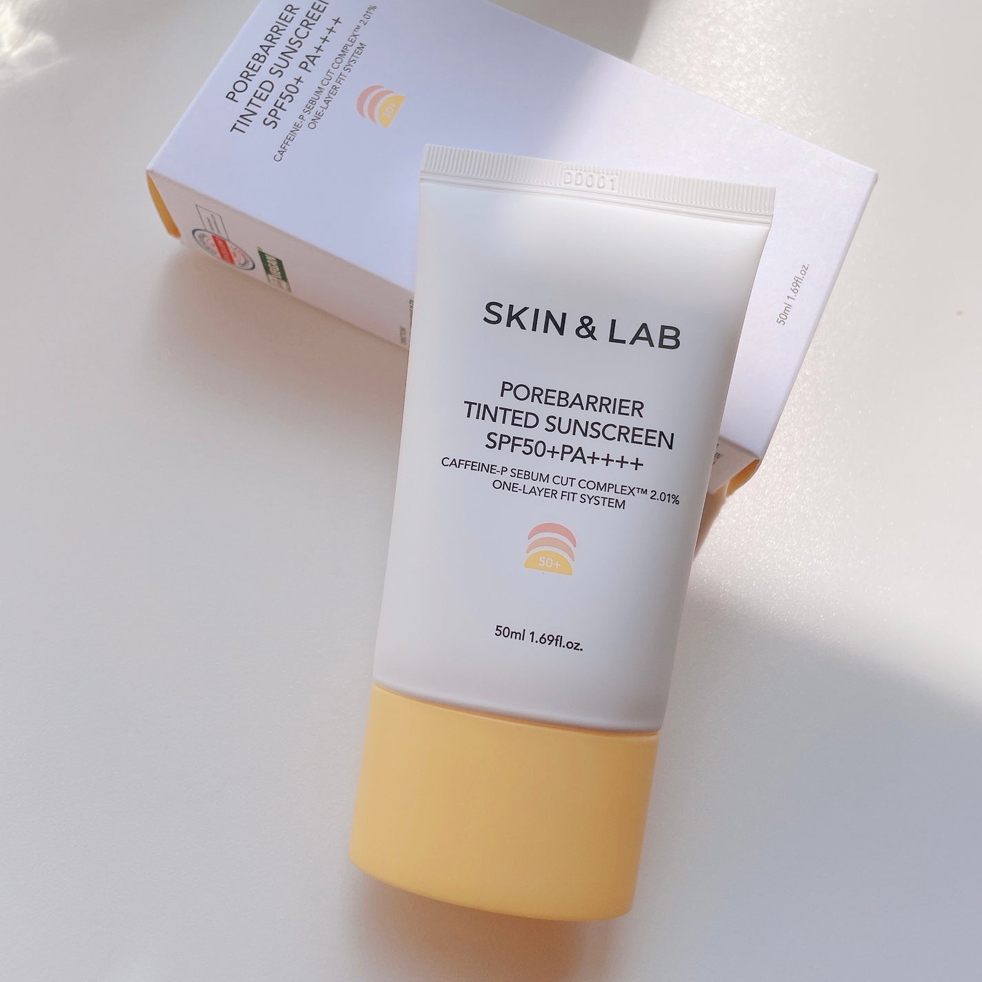 ポアバリア ティンテッドサンスクリーン/SKIN&LAB/日焼け止めクリームを使ったクチコミ(2枚目)