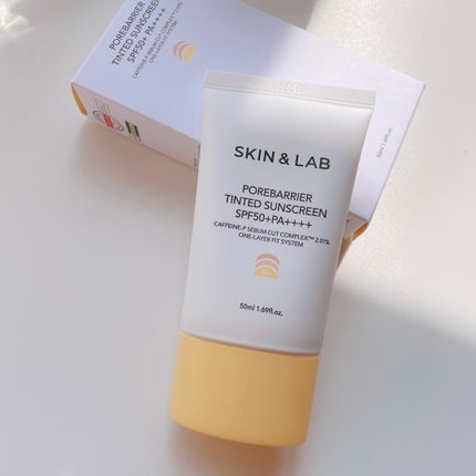 ポアバリア ティンテッドサンスクリーン/SKIN&LAB/日焼け止めクリームを使ったクチコミ(2枚目)