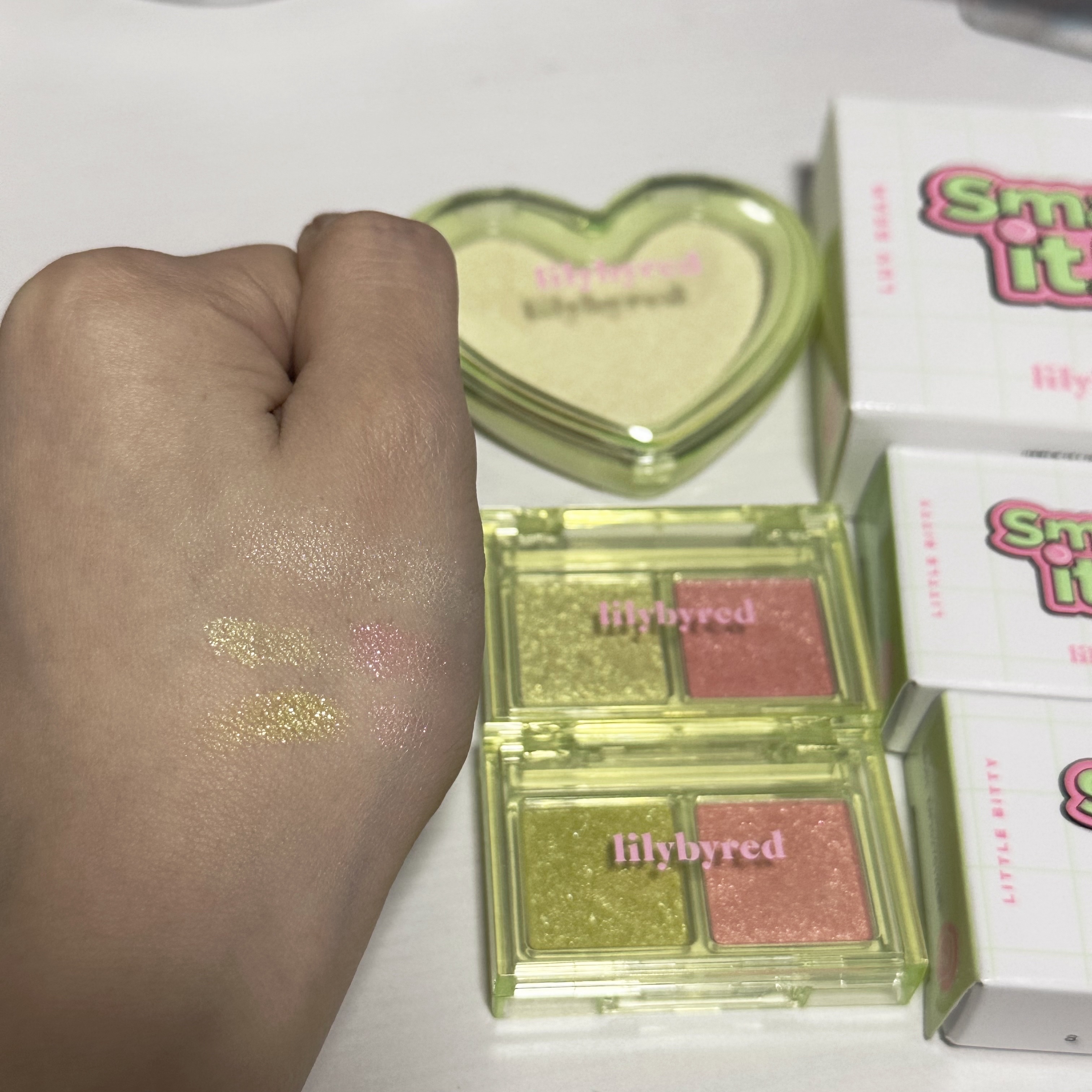 ラヴビーム グロウヴェール 05 Soda Beam/lilybyred/パウダーハイライトを使ったクチコミ（2枚目）