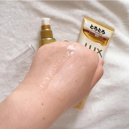 スーパーリッチシャイン ダメージリペア とろとろ補修トリートメント/LUX/洗い流すヘアトリートメントを使ったクチコミ(9枚目)