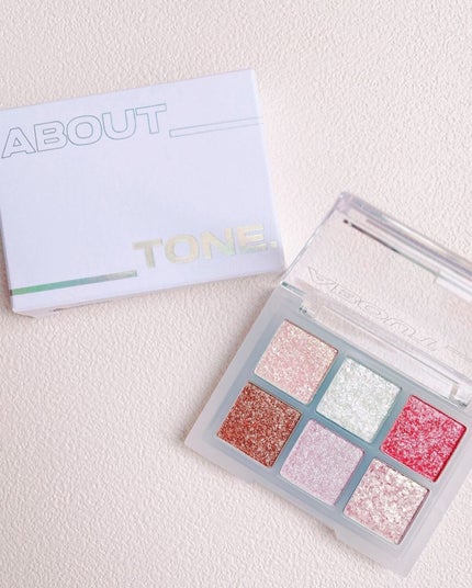 オーマイグリッターポップ/ABOUT TONE/アイシャドウパレットを使ったクチコミ(5枚目)