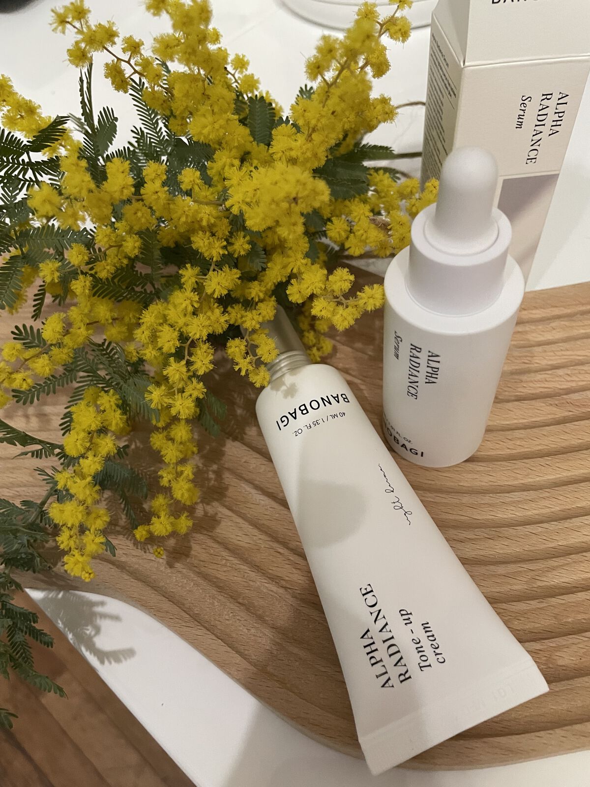 アルファ ラディアンス トーンアップクリーム/BANOBAGI/フェイスクリームを使ったクチコミ（1枚目）