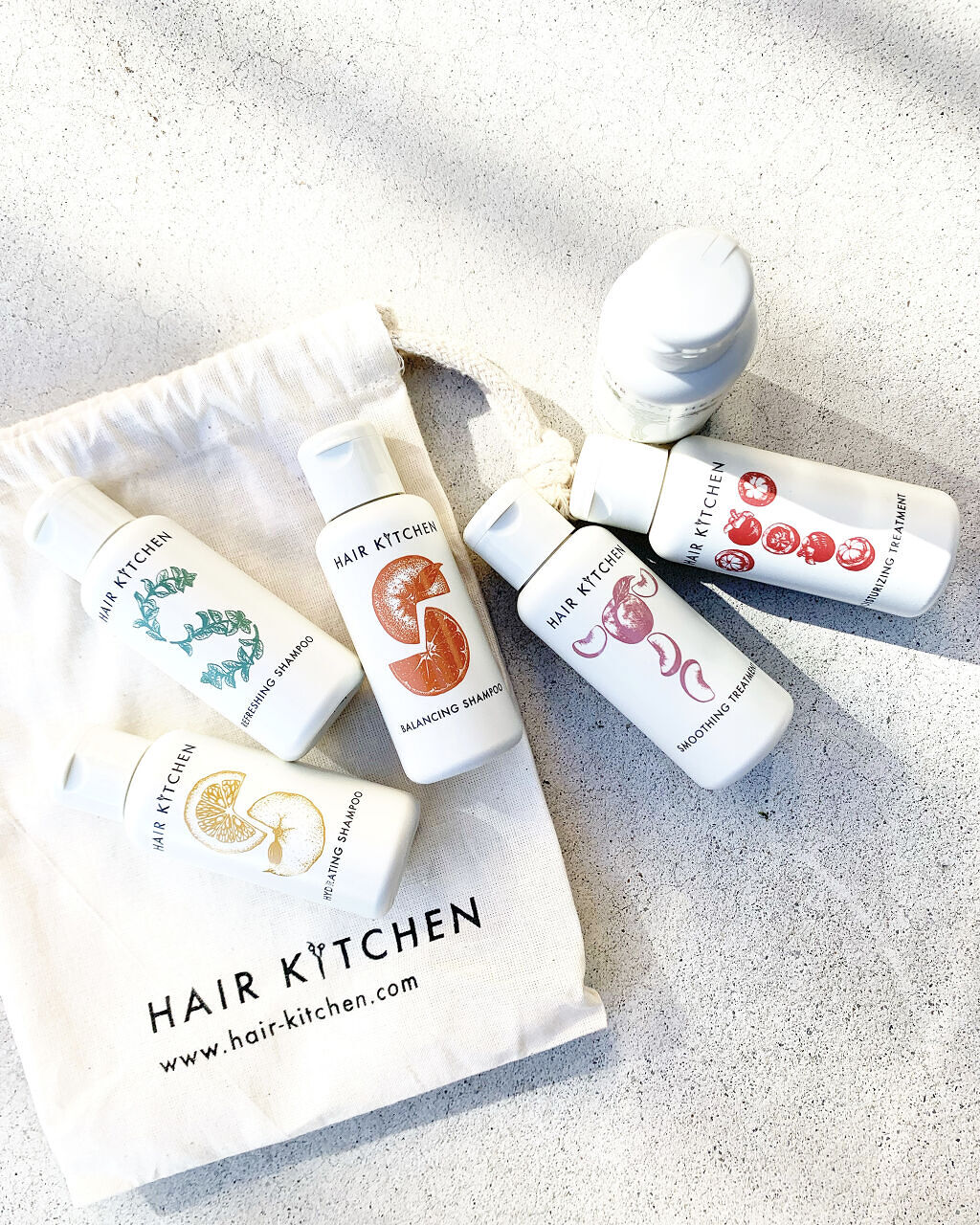 hairkitchen ホームケア ミニボトルセット/HAIR KITCHEN/サロンシャンプーを使ったクチコミ（2枚目）