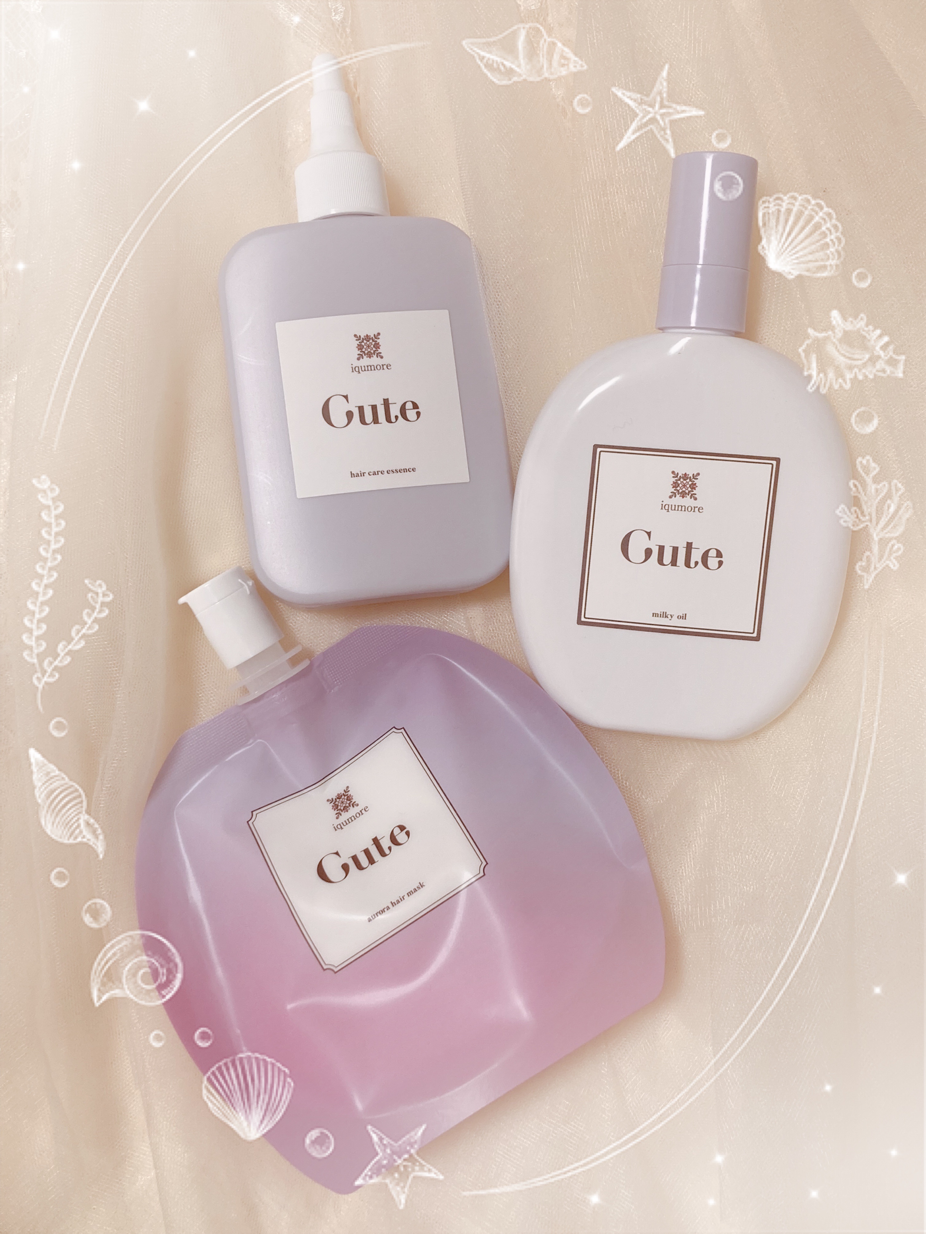 キュートヘアケアエッセンス/iqumore/頭皮ローションを使ったクチコミ（1枚目）