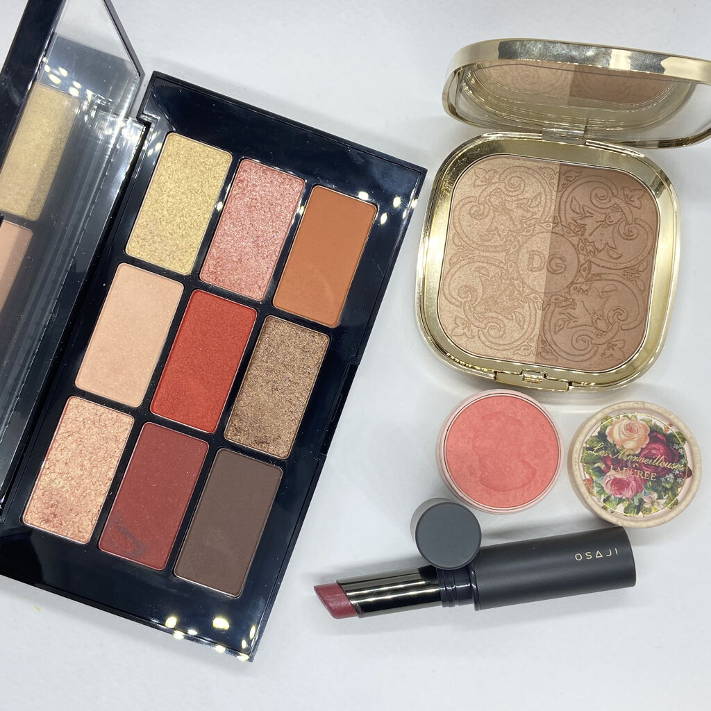 ソーラーグロウ イルミネーティングパウダー デュオ Golden Sand/DOLCE&GABBANA BEAUTY/ハイライトを使ったクチコミ（1枚目）