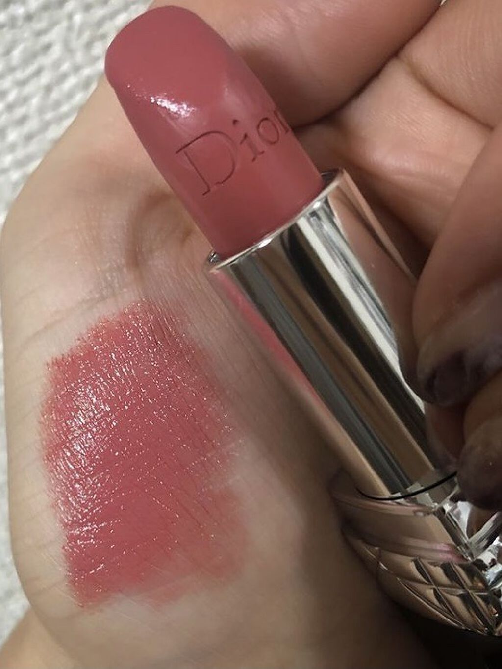 ルージュ ディオール 241 ピンク サクラ サテン（生産終了）/Dior/口紅を使ったクチコミ（1枚目）