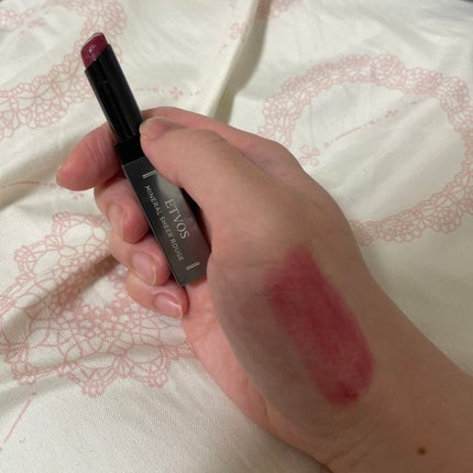 ミネラルシアールージュ ローズフィグ/エトヴォス/口紅を使ったクチコミ(1枚目)