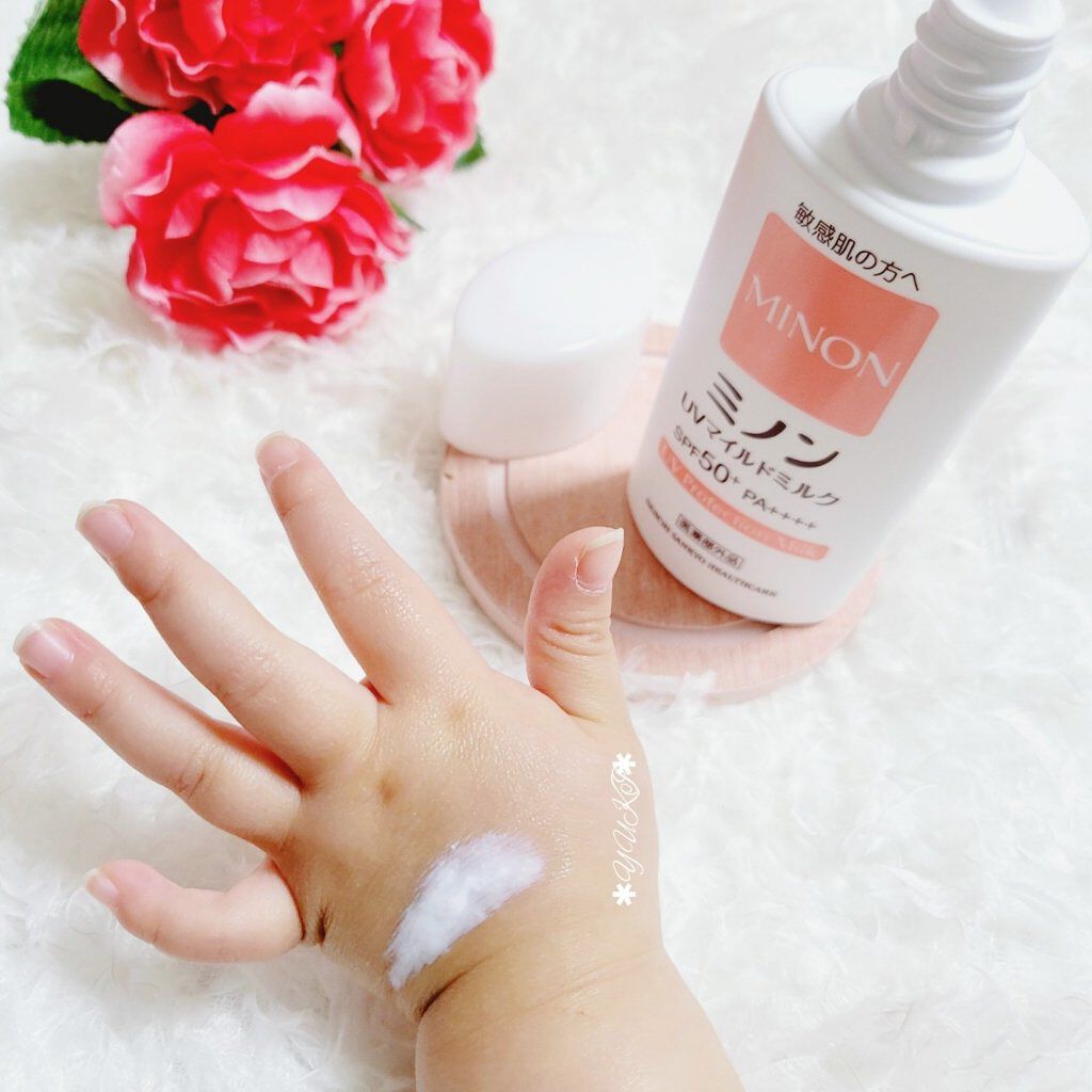 ミノンUVマイルドミルク/ミノン/日焼け止めミルクを使ったクチコミ（1枚目）