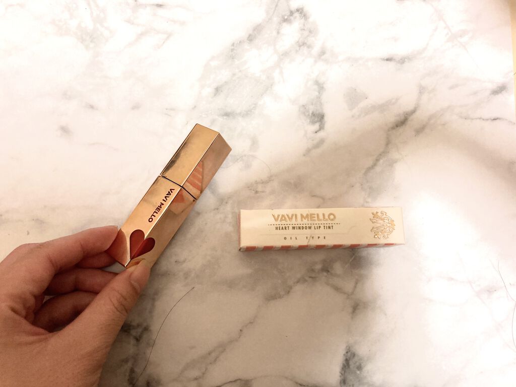ハートウィンドウリップティントオイルタイプ 02 デイジーオイル/VAVI MELLO/リップグロスを使ったクチコミ（1枚目）
