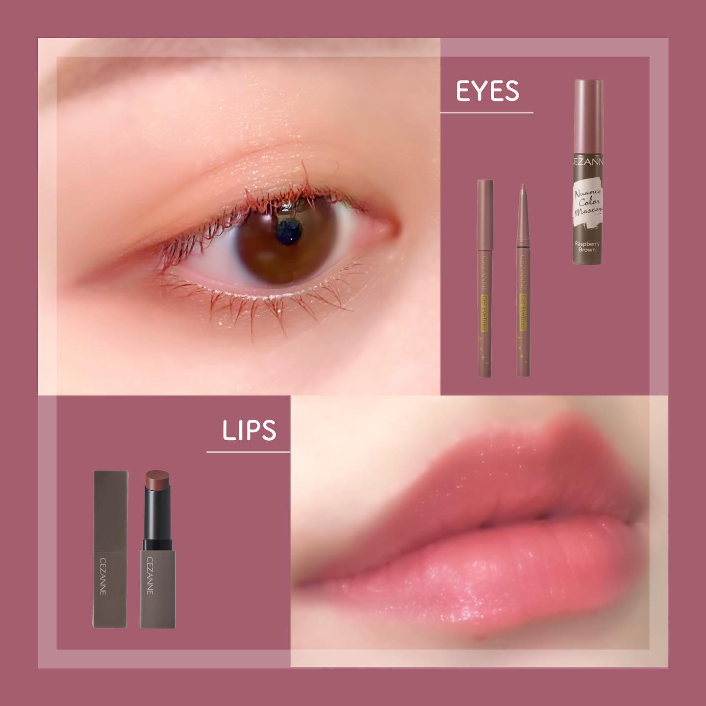 ニュアンスカラーマスカラ/CEZANNE/マスカラを使ったクチコミ（3枚目）