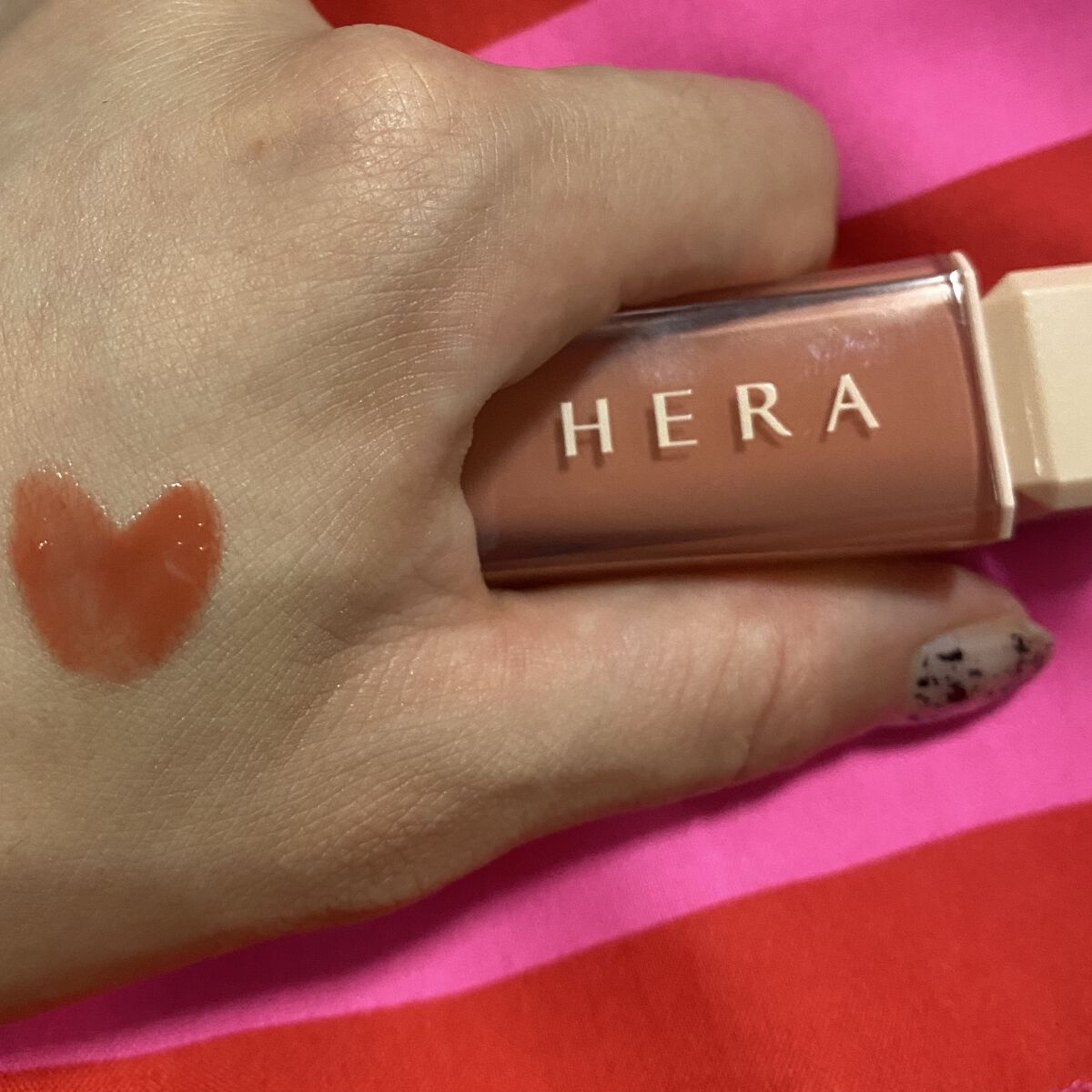 センシュアルスパイシーヌードグロス/HERA/リップグロスを使ったクチコミ（3枚目）