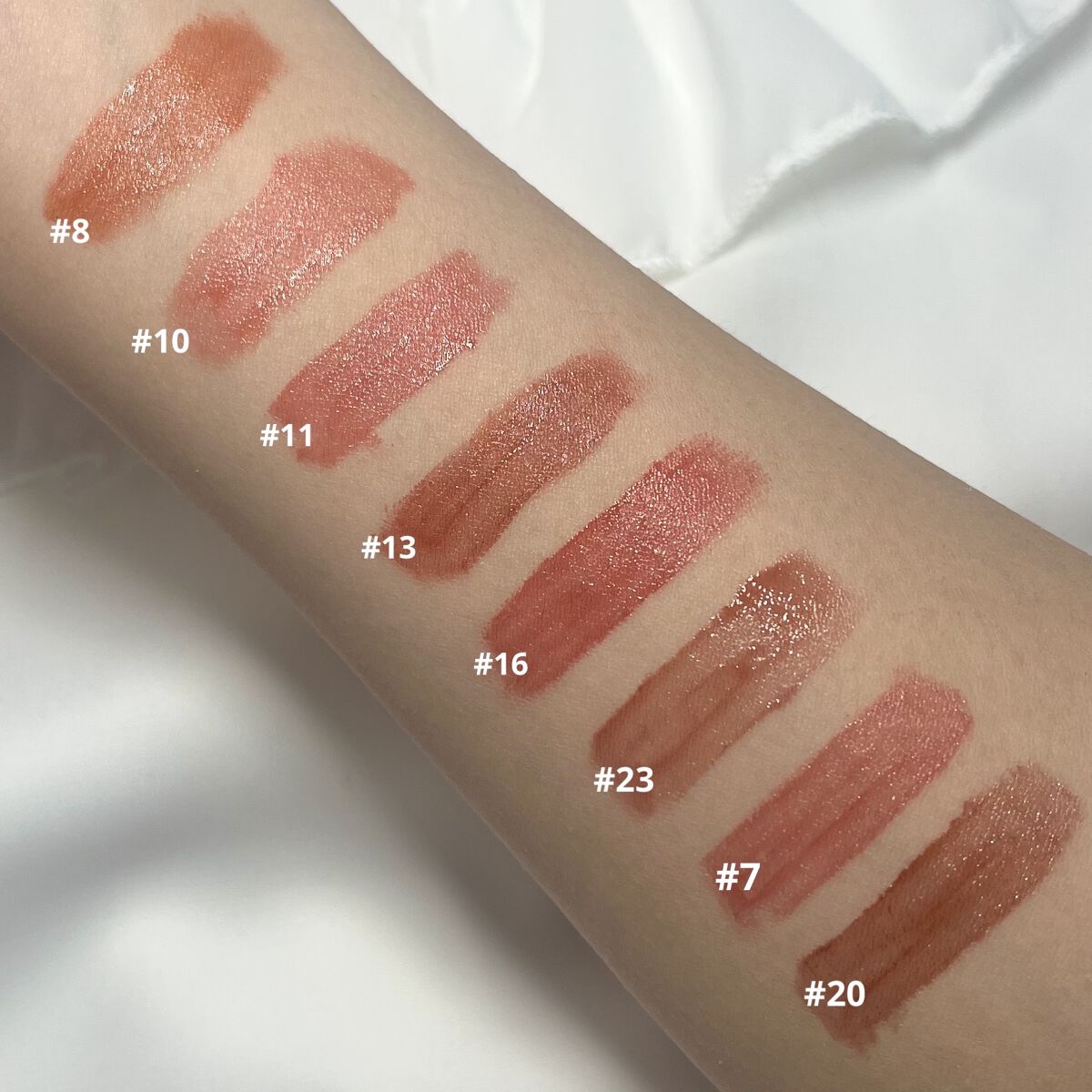 ジューシーラスティングティント/rom&nd/リップティントを使ったクチコミ（2枚目）