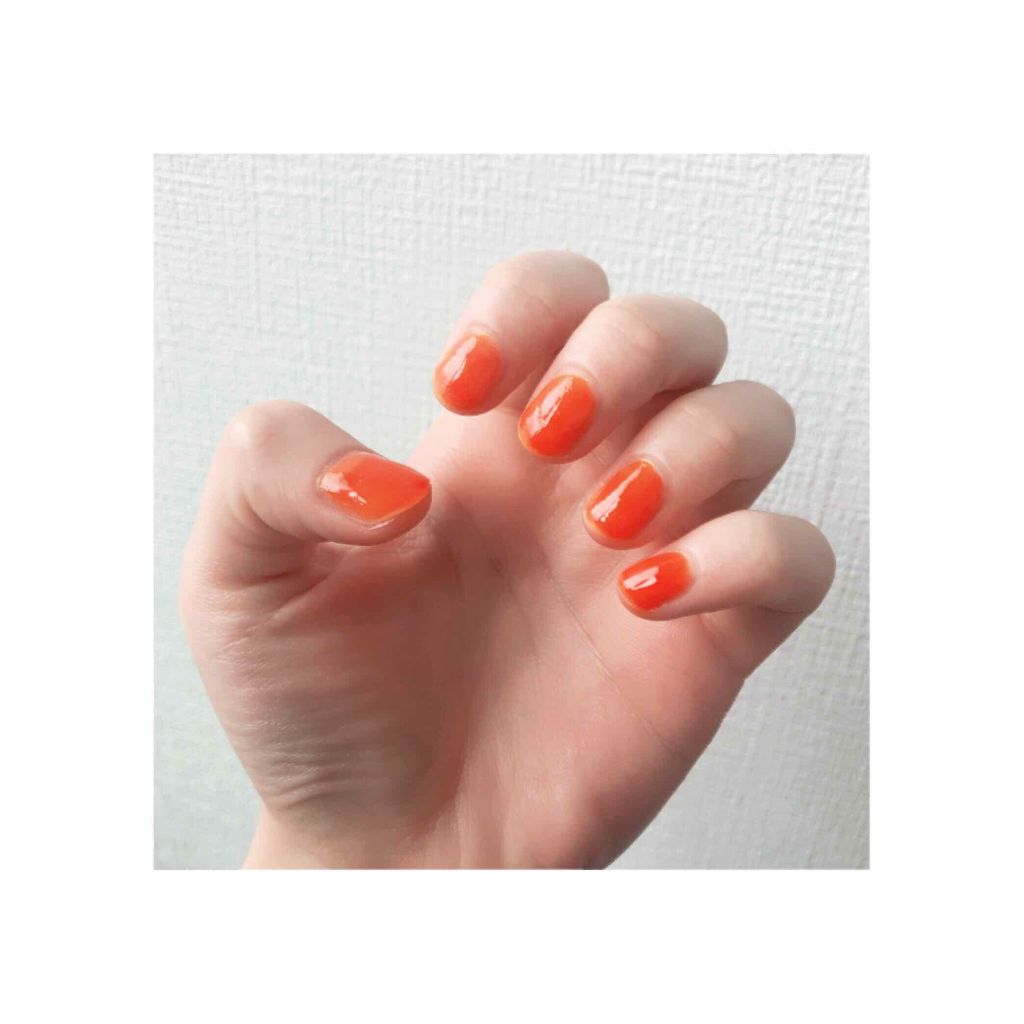 ネイルホリック Juicy color OR204/ネイルホリック/マニキュアを使ったクチコミ（3枚目）