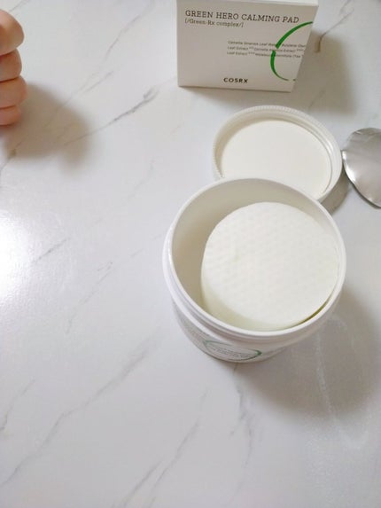 ワンステップグリーンカーミングパッド/COSRX/トナーパッドを使ったクチコミ(4枚目)