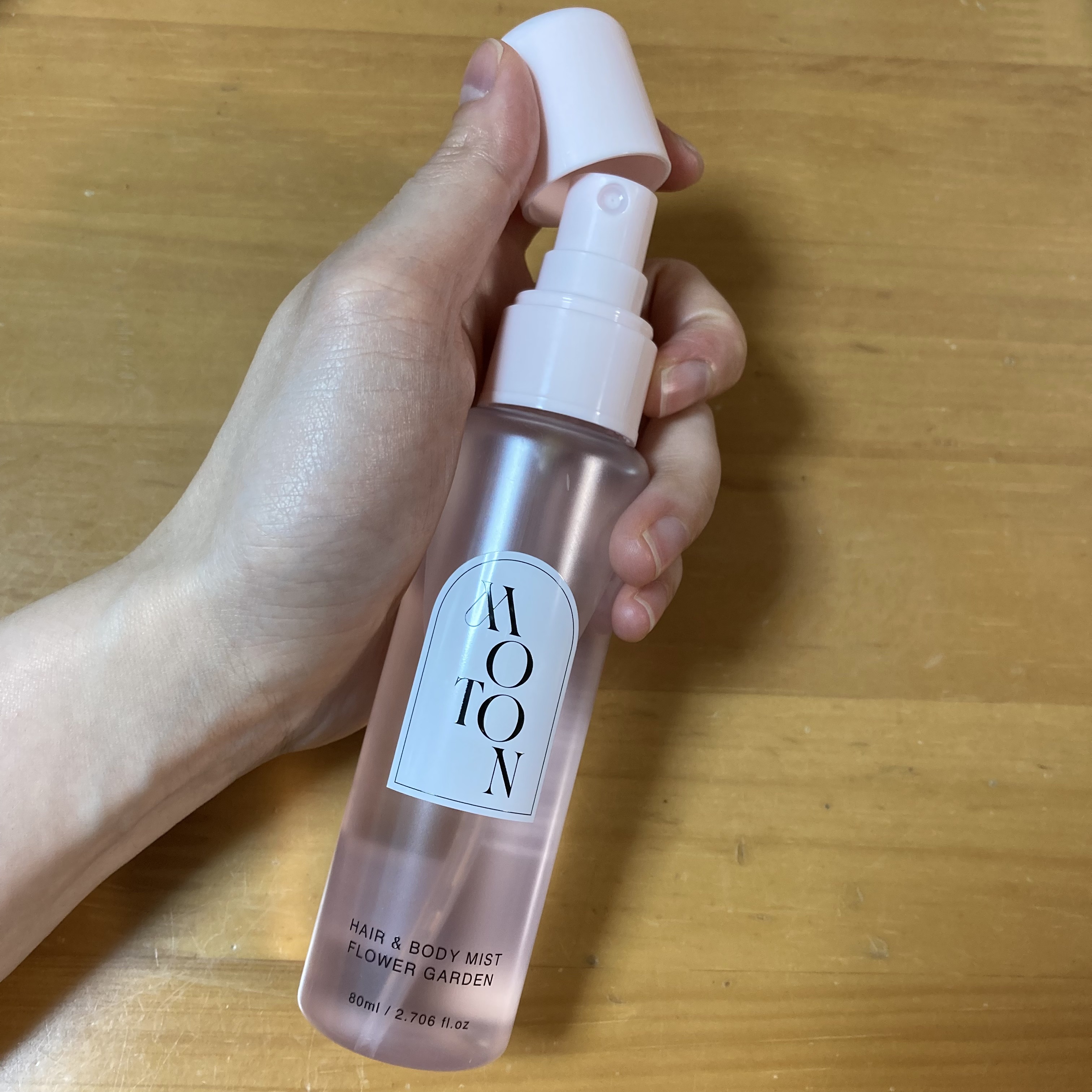 MOTON ヘア&ボディミスト フラワーガーデン/MOTON/香水(レディース)を使ったクチコミ（1枚目）