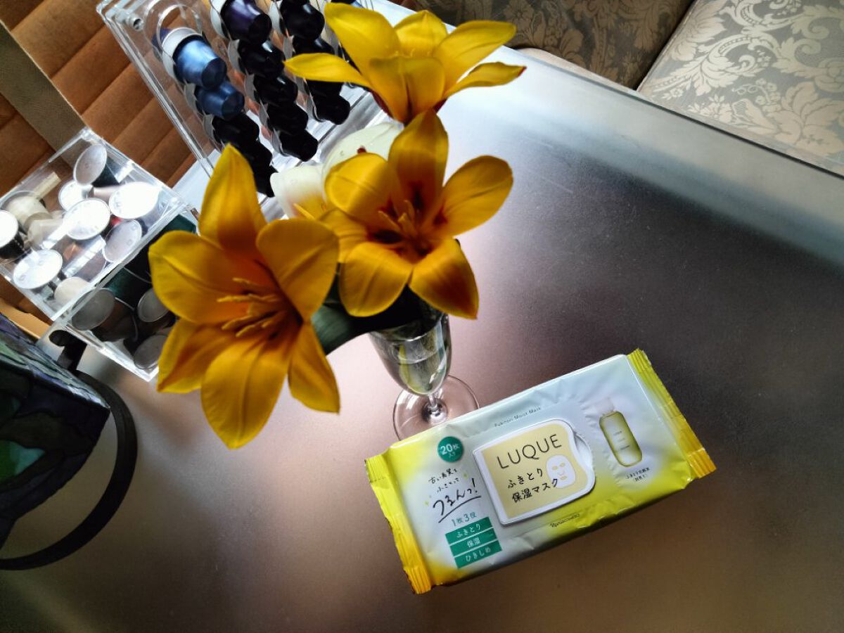 ルクエ ふきとり保湿マスク/ナリス化粧品/シートマスク・パックを使ったクチコミ（2枚目）
