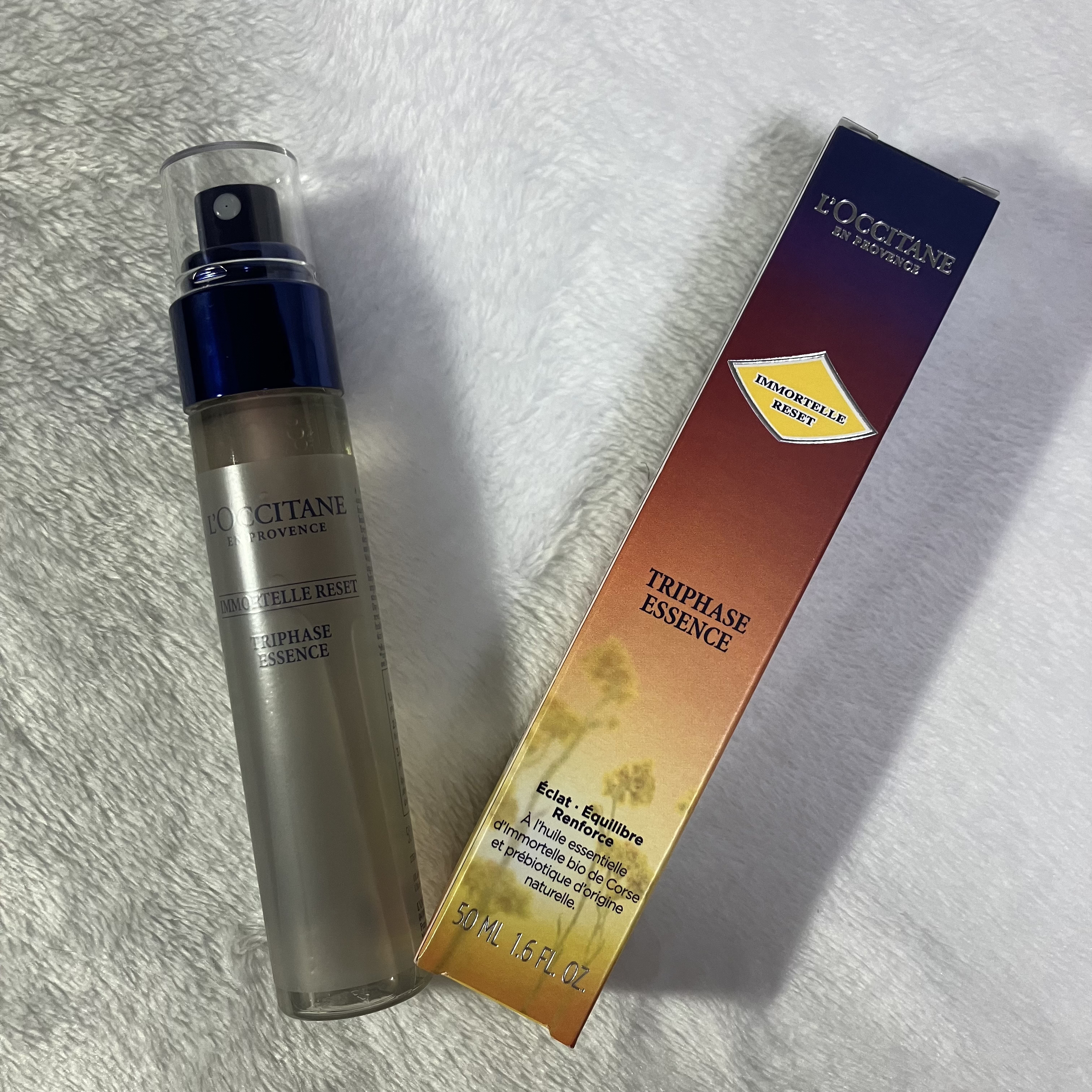 イモーテル リセットトリプルエッセンス/L'OCCITANE/ミスト状化粧水を使ったクチコミ（2枚目）